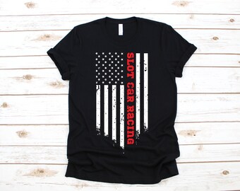 Slot Car Racing T-Shirt, USA American Flag Slot Car Shirt, Slotcar Racer Tank Top, Hoodie, Sweatshirt, Long Sleeve