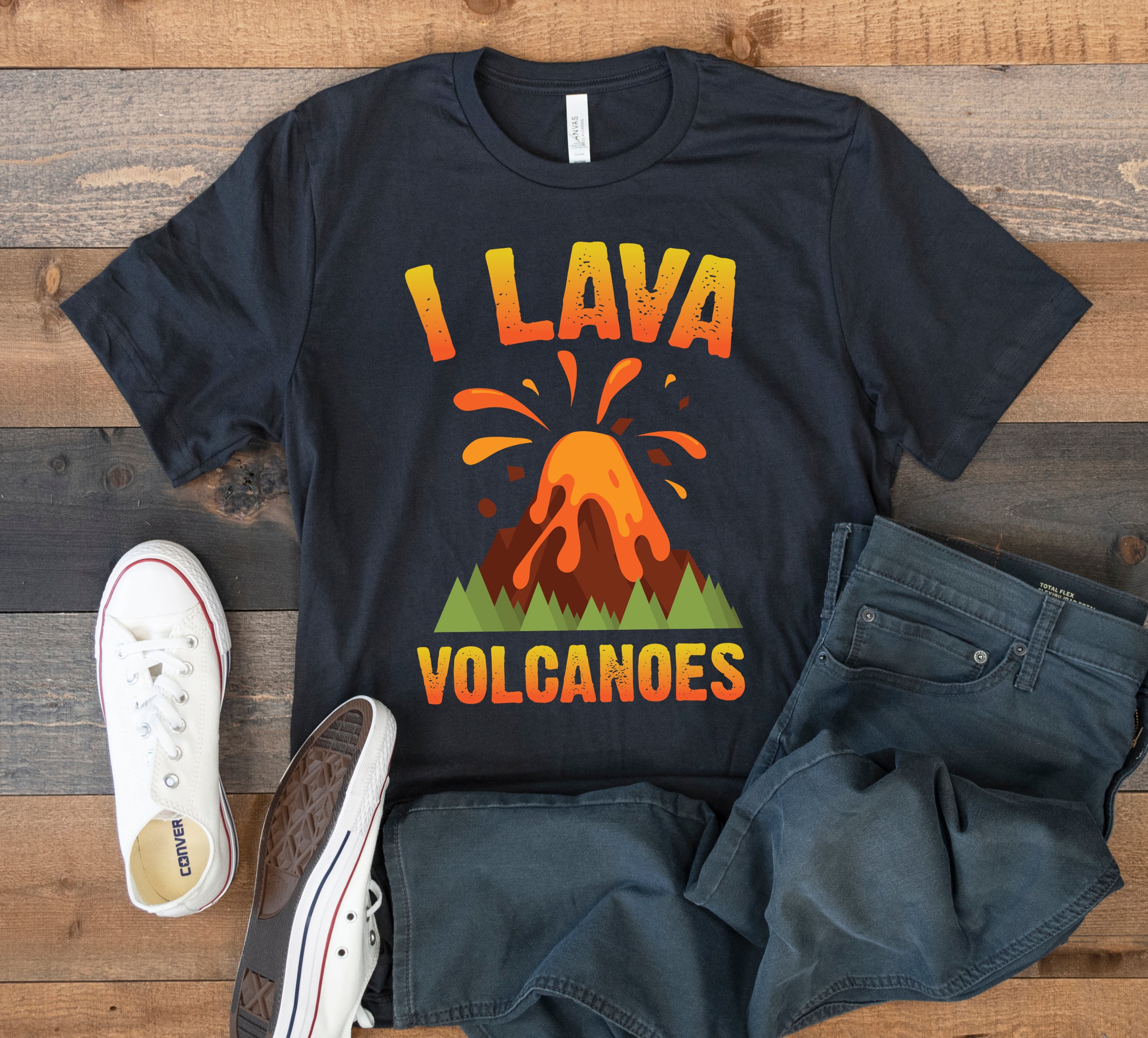 I Lava Volcanoes T-shirt, Funny Volcano Tee, Volcanologist Tank