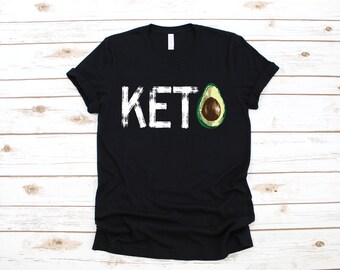 Keto Avocado T-Shirt, Keto Diet Tank Top, Hoodie, Sweatshirt, Long Sleeve, Apparel Gift
