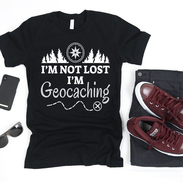Geocache Funny Geocaching Not Lost T-Shirt, Débardeur, Hoodie, Sweatshirt, Manches longues, Cadeau vêtements pour enfants