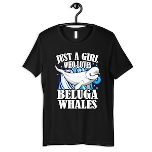Mädchen, das Beluga Wale liebt, Beluga Walmädchen T-Shirt, Kinder T-Shirt, Aquarium, Hoodie