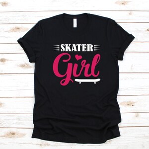 Skater Girl Shirt, Girl Skateboarder Shirt, Skateboarding Women T-Shirt, Hoodie, Sweatshirt, Long Sleeve