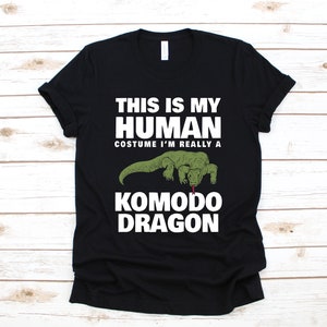 Komodo Dragon Costume T-Shirt, Cute Komodo Dragon Halloween Tee, Tank Top, Hoodie, Sweatshirt, Long Sleeve, Kids Tee Apparel Gift