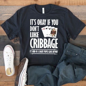 Cribbage T-Shirt, Lustiges Cribbage Tank Top, Hoodie, Sweatshirt, Langarm, Kinder T-Shirt Geschenk