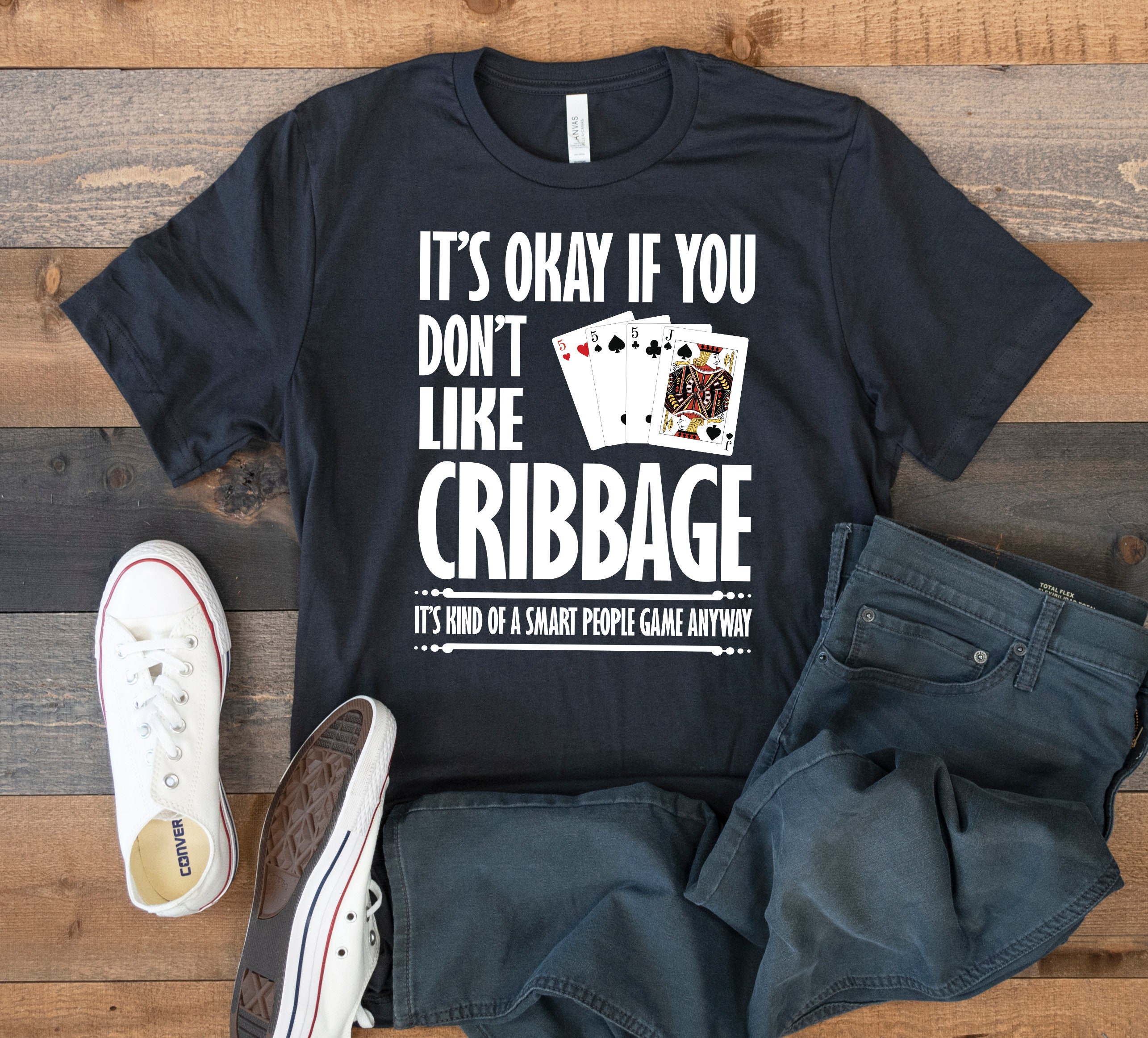 Cribbage T-Shirt - Funny Cribbage Smart People Cribbage T-Shirt - Funny Cribbage Smart People