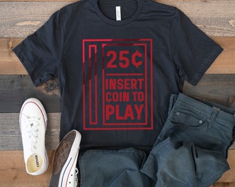 Rolig arkad-T-shirt, retro arkadspel-T-shirt, spel, linne, hoodie, tröja, långärmad, barn-T-shirt presentkläder
