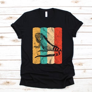 Retro Iguana T-Shirt, Iguana Shirt, Pet Iguana Tank Top, Reptile Hoodie, Sweatshirt, Long Sleeve, Kids Tee, Apparel Gift