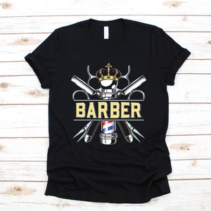 Barber Shirt, Barber T-Shirt, Barber Tank Top, Barber Shop Tee, Hoodie, Sweatshirt, Long Sleeve, Apparel Gift