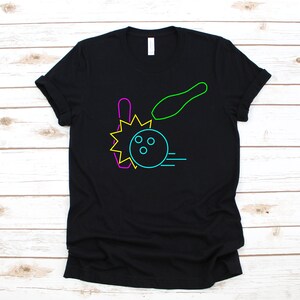 Cosmic Bowling T-Shirt, Retro Bowler T-Shirt, Tank Top, Hoodie, Sweatshirt, Langarm, Kinder Tee Bekleidung Geschenk