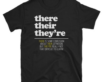 Grammatica Shirt Funny Engels Leraar Gift Funny Engels Major T Shirt Grammatica Spelling Shirt