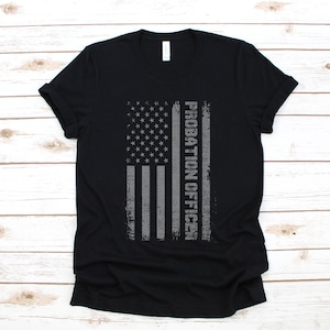 Probation Officer American Flag Shirt, USA Auto Probation Officer T-Shirt, Probation Officers Tank Top, Hoodie, Sweatshirt, Long Sleeve