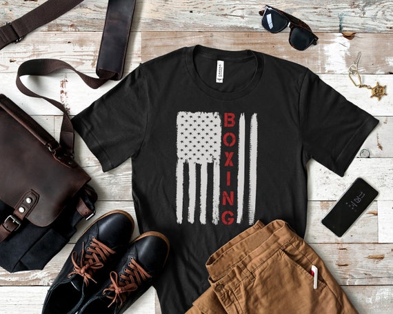 Usa Flag Boxing T-Shirt, Boxer Tee Gift Usa Flag Boxing T-Shirt, Boxer Tee Gift