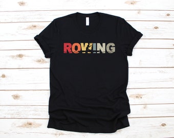 Retro Rowing T-Shirt, Rower Shirt, Rowing Coach, Rowing Crew Team, Tank Top, Hoodie, Sweatshirt, Long Sleeve,  Hoodie, Apparel Gift