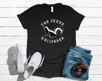 Skunk Whisperer Cute Animal T-Shirt, Tank Top, Hoodie, Sweatshirt, Long Sleeve, Child  Apparel Gift