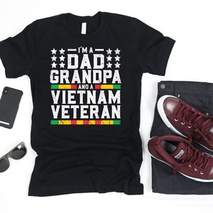 Dad Grandpa Vietnam Veteran American Flag USA Patriotic, T-Shirt, Tank Top, Hoodie, Sweatshirt, Long Sleeve, Hoodie, Apparel Gift
