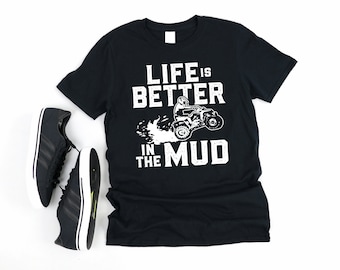 Lustige ATV T-Shirt / ATV Schlamm / 4-Wheeler langärmelig / vier Wheeler Sweatshirt / ATV Rider Kinder T-Shirts / Hoodie / Tank-Top