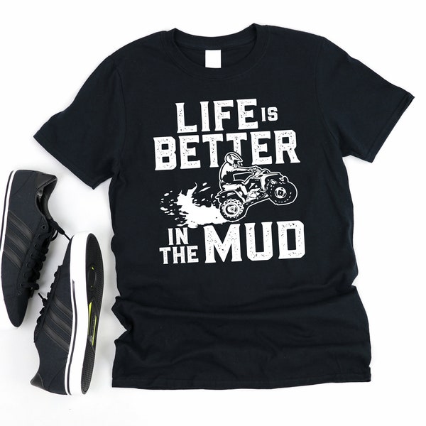 Quad Bike All-Terrain Vehicle ATV Evolution Funny T-Shirt