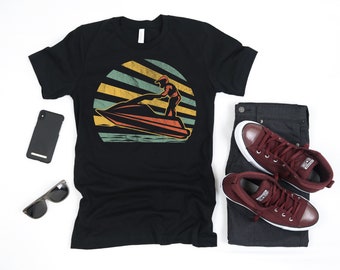 Jet Ski Retro Cool, T-Shirt, Tank Top,  Hoodie, Sweatshirt, Long Sleeve, Apparel Gift