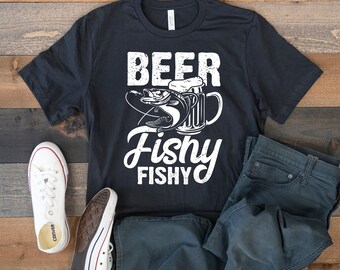 Beer Fishy Fishy T-Shirt, Funny Beer Fishing Tee, Fisherman Tank Top, Hoodie, Sweatshirt, Long Sleeve, Kids Tee Apparel Gift