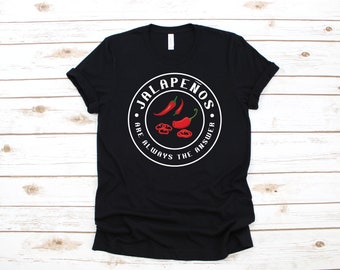 Red Jalapenos Funny Pepper, T-shirt, Tank Top, Bluza z kapturem, Sweatshirt, Długi rękaw, Bluza z kapturem dla dzieci, Prezent odzieżowy