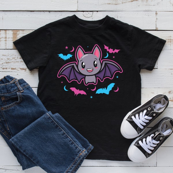 Cute Bats T-Shirt, Bat Lover Tee, Kids Hoodie, Toddler Tee, Girl Bat, Tank Top, Hoodie, Sweatshirt, Long Sleeve, Kids Tee Apparel Gift