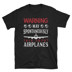 Funny Airplane Pilot Gift Short-Sleeve  T-Shirt