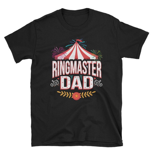 Ringmaster Dad Circus Shirt Carnival Birthday Party T Shirt Gift