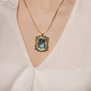 Collana con ritratto di animale domestico personalizzato - Gioielli commemorativi per animali domestici - Ritratto di animale domestico inciso personalizzato da foto - Mamma di cane - Regalo per amanti dei gatti