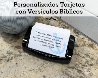 Personalizados Tarjetas con Versículos Bíblicos 100 Tarjetas Español Cien Tarjetas Versículos Personalizados 100 Spanish Bible Verse Cards