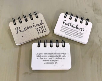 Faithfulness Scripture Card Bible Verse Card Pocket Scripture Gift Custom Prayer Card Encouragement Custom Teacher Gift Student Remind You