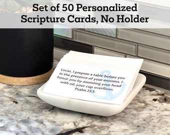 Anchor 50 Personalized Scripture Card Without Card Holder Personalize Bible Verse Card Scripture Gift Custom Prayer Card Encouragement Gift