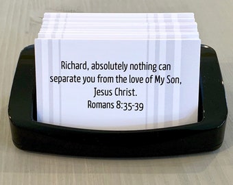 Stripes | Custom Personalized Scripture Cards | Made to Order | All Occasion | Unisex Gift | Jesus | Inspirational