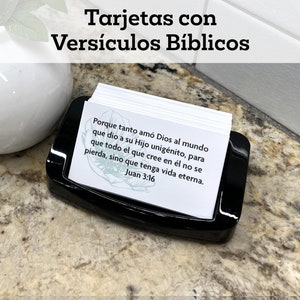 Tarjetas con Versículos Bíblicos 100 Tarjetas Español Cien Tarjetas Versículos 100 Spanish Bible Verse Cards image 1