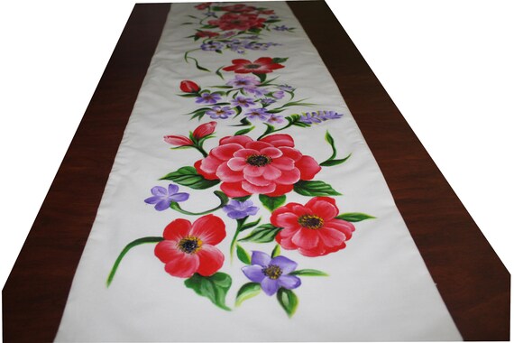 Featured image of post Flower Design Fabric Painting Table Cloth / Large round crochet doily or table cloth with flowers 36.