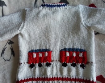 Children' s Train Sweater.