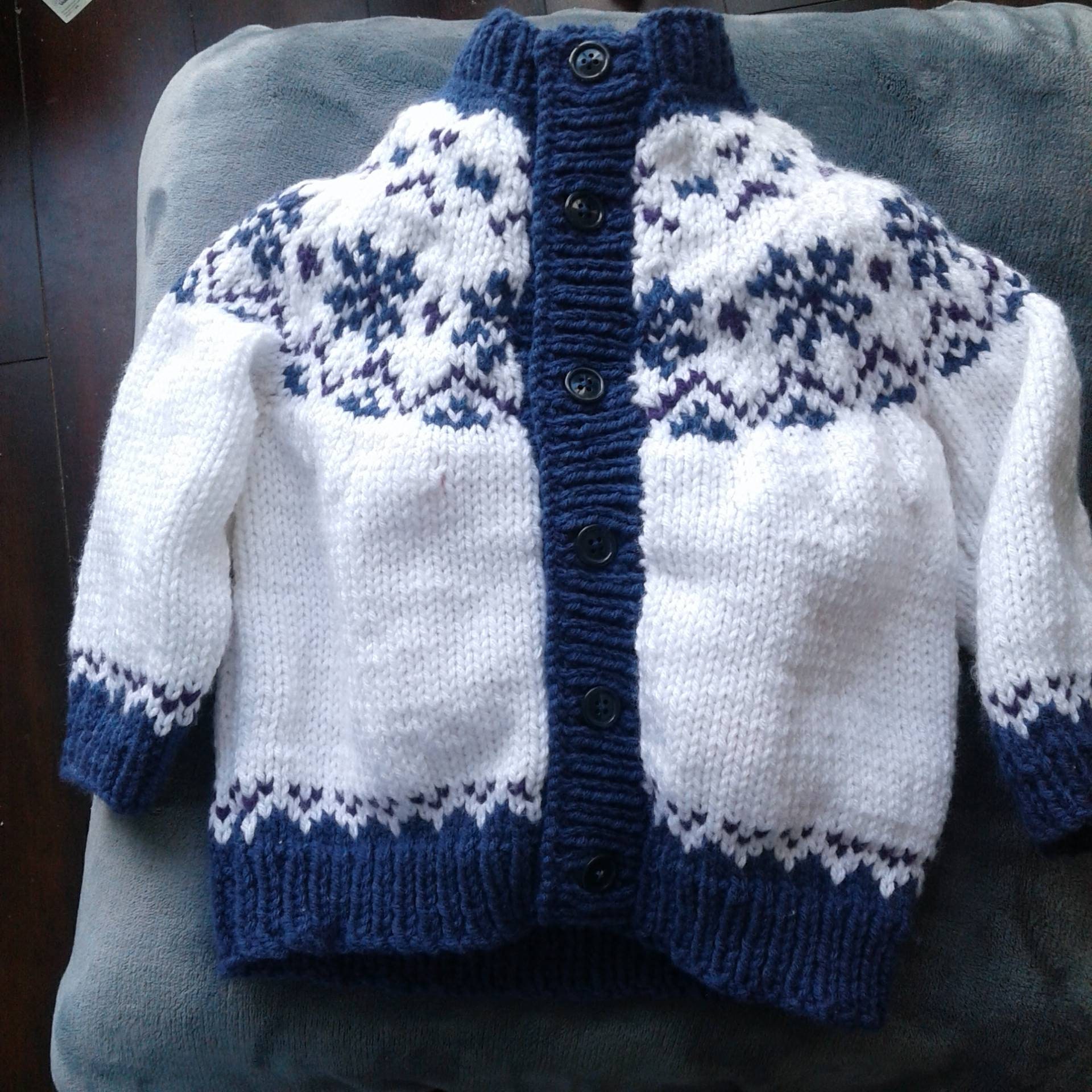 Winter White Snowflake Sweater. | Etsy