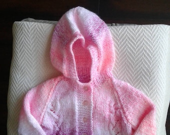 Little Girl's Hand Knitted Sweater.