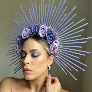 Purple haze dreams zip tie headpiece