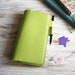Leather Hobonichi weeks cover / Yellow Hobonichi techo cover A6 /  Leuchtturm1917 cover A5 / B6 slim planner cover