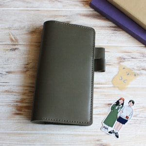 Olive leather N1 TN standard cover / N2 weeks Sterling Ink 2026 cover / B5 A5 A6 B6 compact full year cover / Passport size 520 pages cover