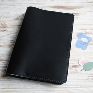 Black leather jw kjv nwt personalized bible cover / New world translation cover / Jehovah witness gift / Custom book cover