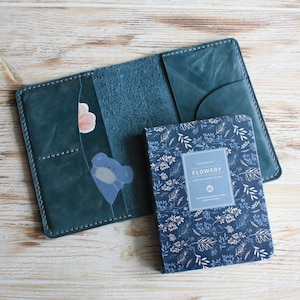 Leather Sterling Ink 2026 cover A6 / A5 B6 Slim compact full year cover / N1 TN N2 weeks cover / Passport size cover / B5 Sterling Ink