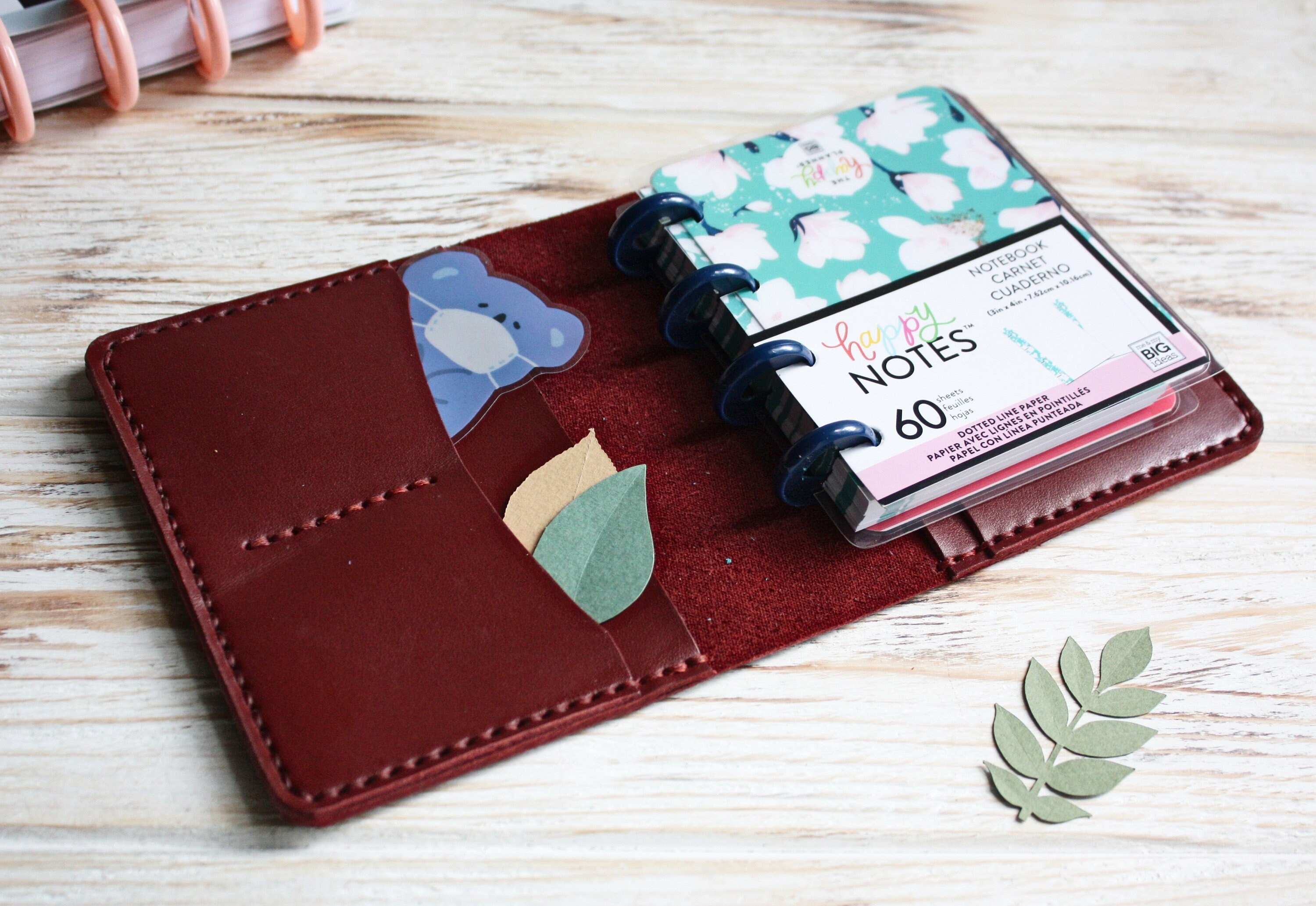 Leather Micro Happy Planner Cover / Leather Classic HP Cover