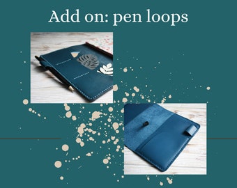 Add on pen loop for Hobonichi cover / Planner pen holder