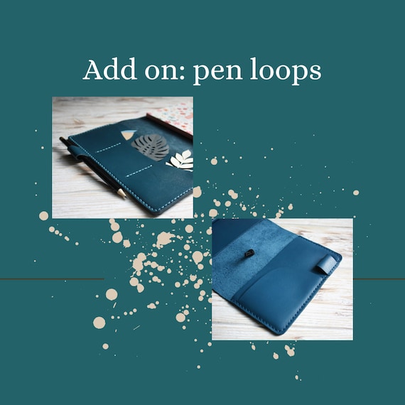Hobonichi Cover - A5 - Pockets - Pen Loops - Black