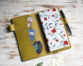 Ox Knight Lederen hoes voor Hobonichi Weeks/Weeks Mega - met