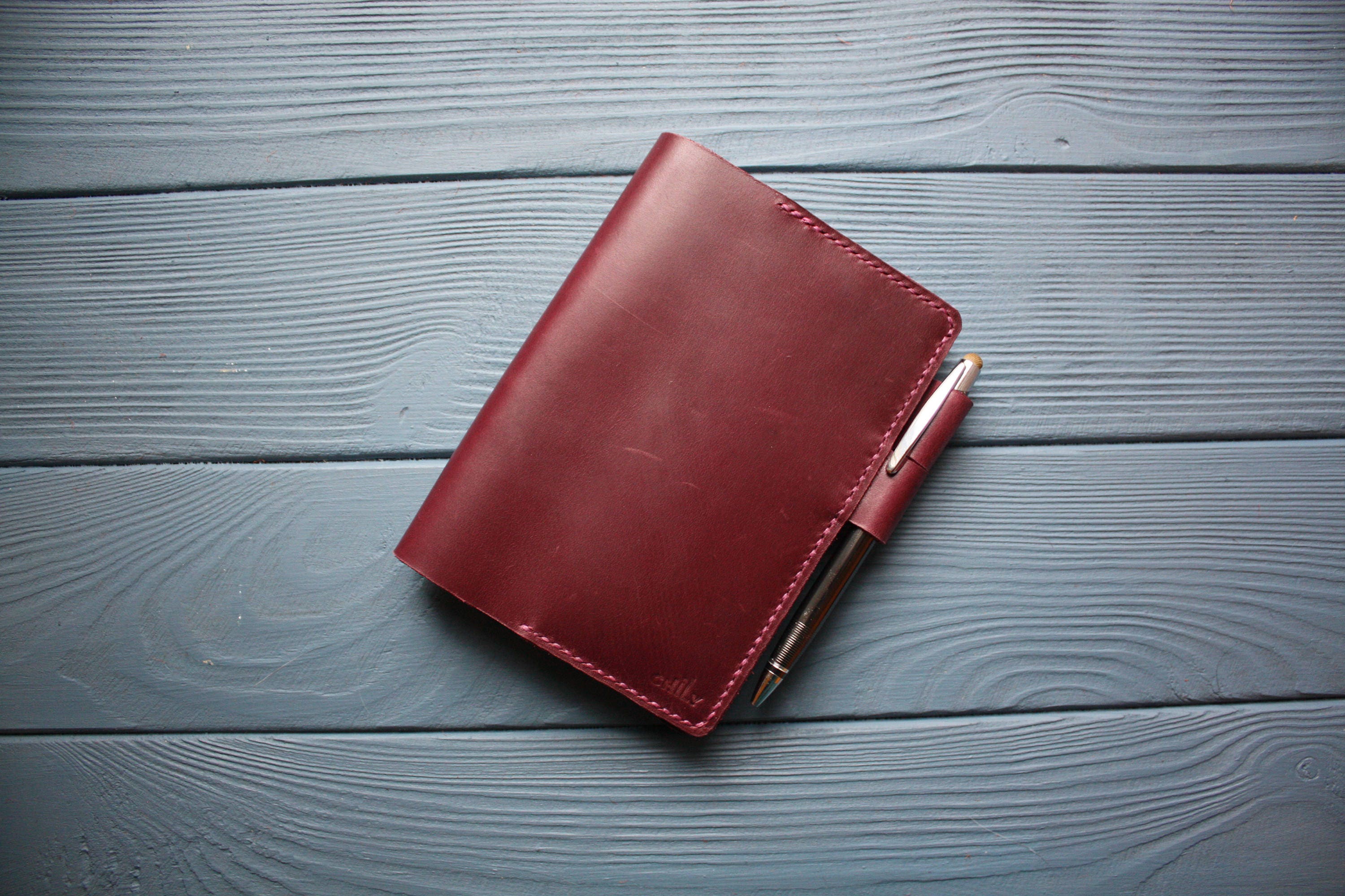 Leather Hobonichi A6 cover Hobonichi techo cover A6 moleskine Etsy