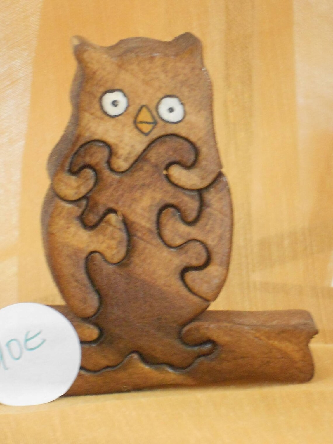 Puzzle Made by Scroll Saw Wood OWL Etsy UK