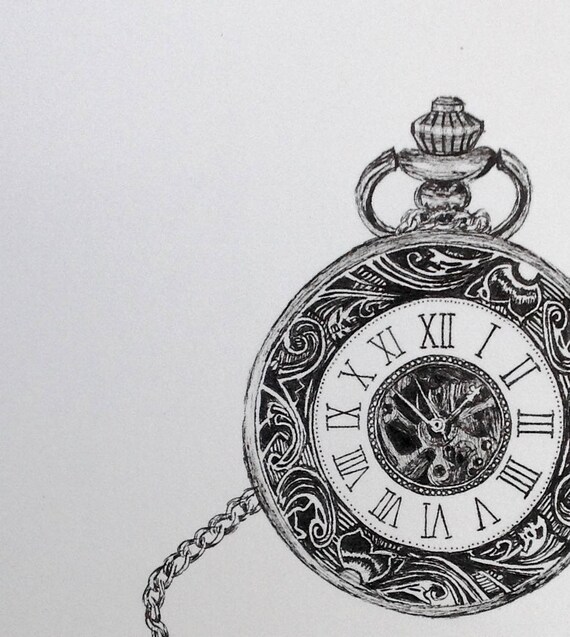engraved pocket watch