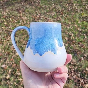Hand Thrown Pottery Handmade Stoneware Coffee Mug or Tea cup hand made one-of-a-kind gift morning coffee pottery